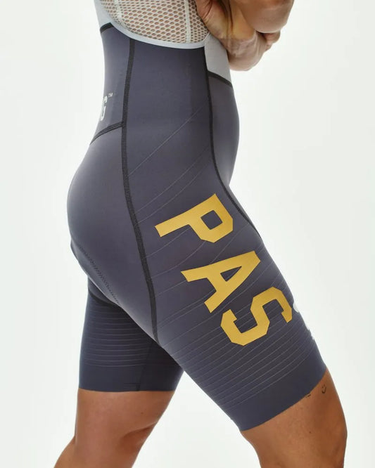 PAS NORMAL STUDIOS Racing Mechanism Women´s Pro Bibshorts - Grey
