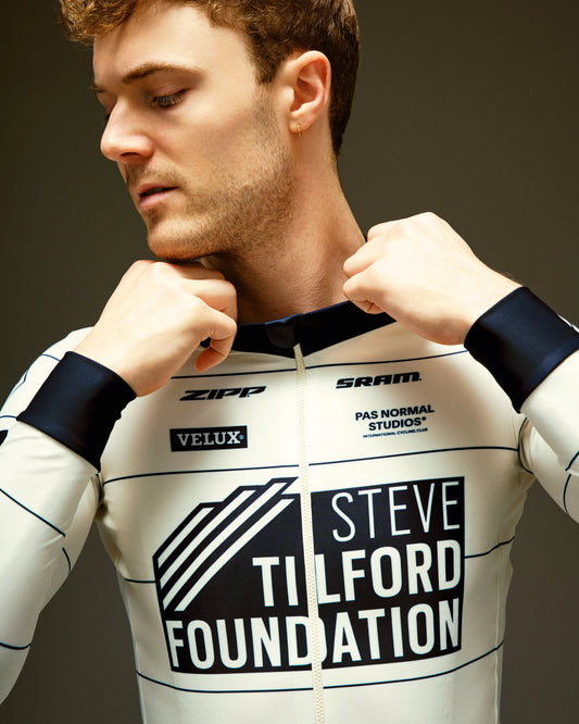 PAS NORMAL STUDIOS STFR Mechanism Long Sleeve Jersey - Off White