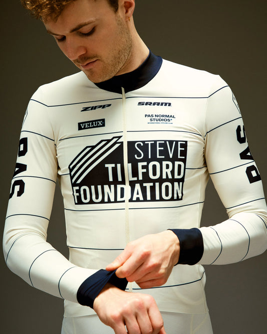 PAS NORMAL STUDIOS STFR Mechanism Long Sleeve Jersey - Off White