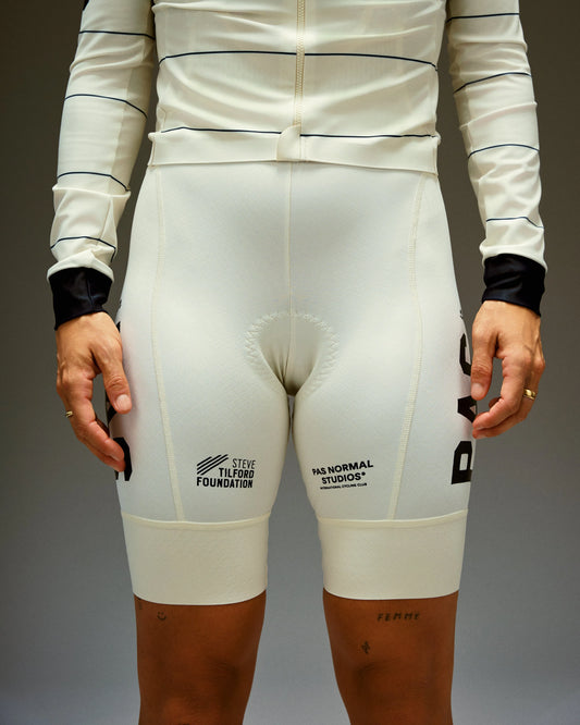 PAS NORMAL STUDIOS STFR Mechanism Women Bib Shorts - Off White