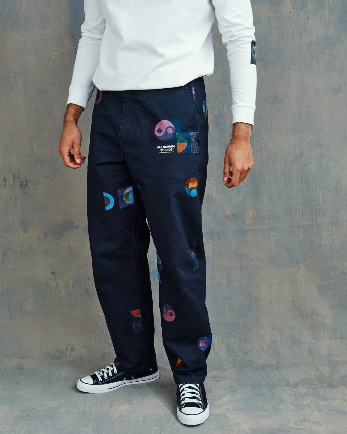PAS NORMAL STUDIOS T.K.O. Off-Race Twill Pants - Charcoal