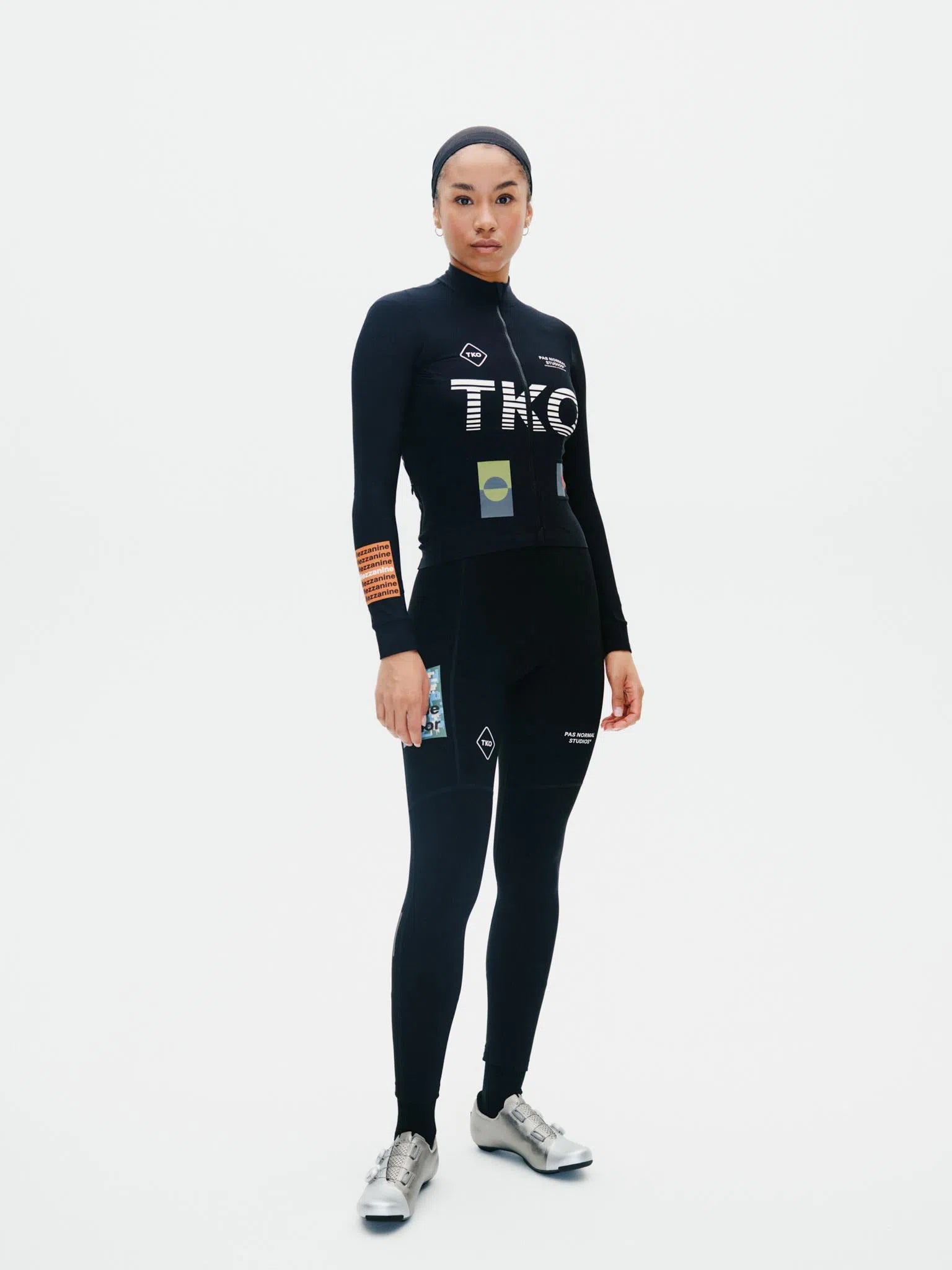PAS NORMAL STUDIOS TKO Essential Thermal Women Long Bibs - Black