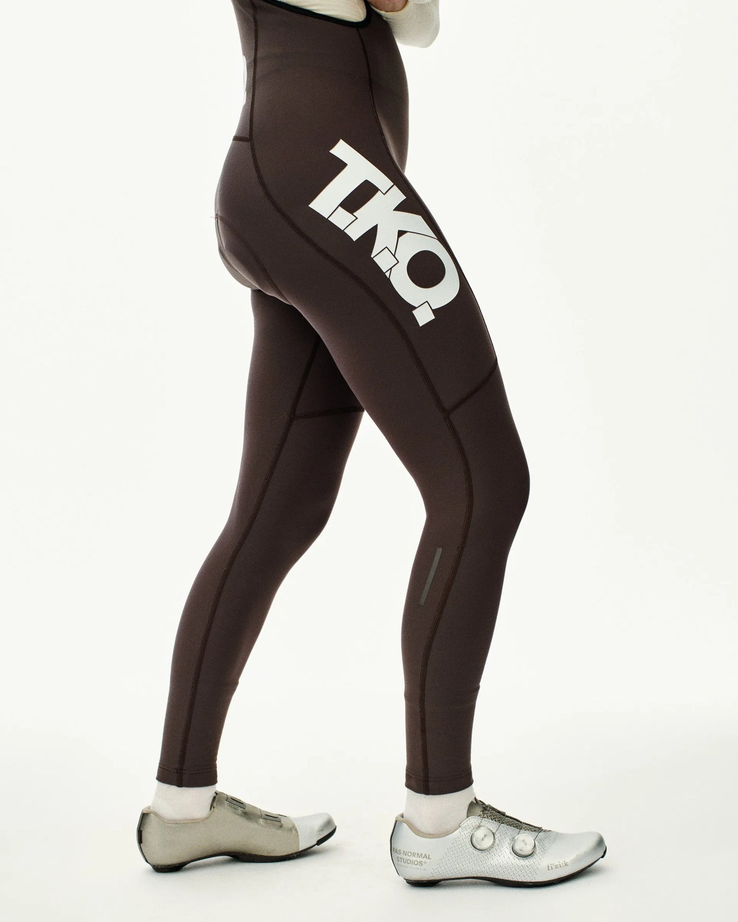 PAS NORMAL STUDIOS TKO Essential Women Thermal Long Bibs - Dark Purple