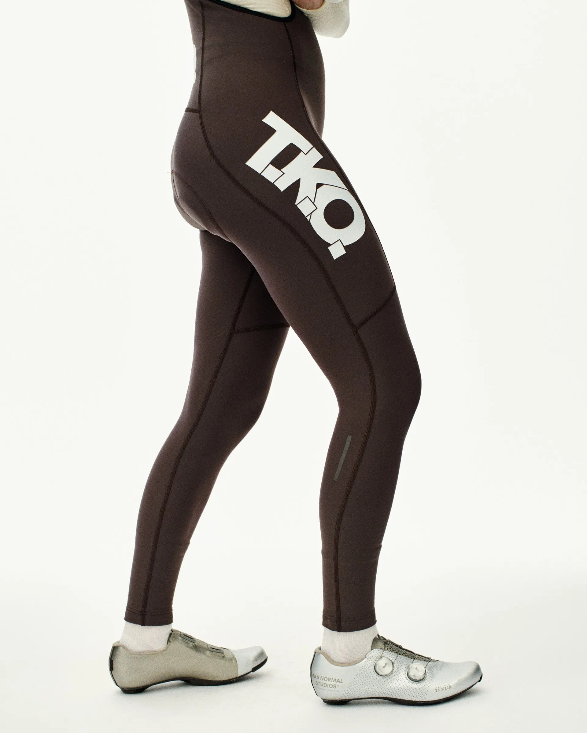 PAS NORMAL STUDIOS TKO Essential Women Thermal Long Bibs - Dark Purple