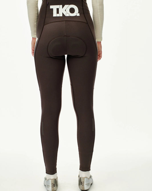 PAS NORMAL STUDIOS TKO Essential Women Thermal Long Bibs - Dark Purple