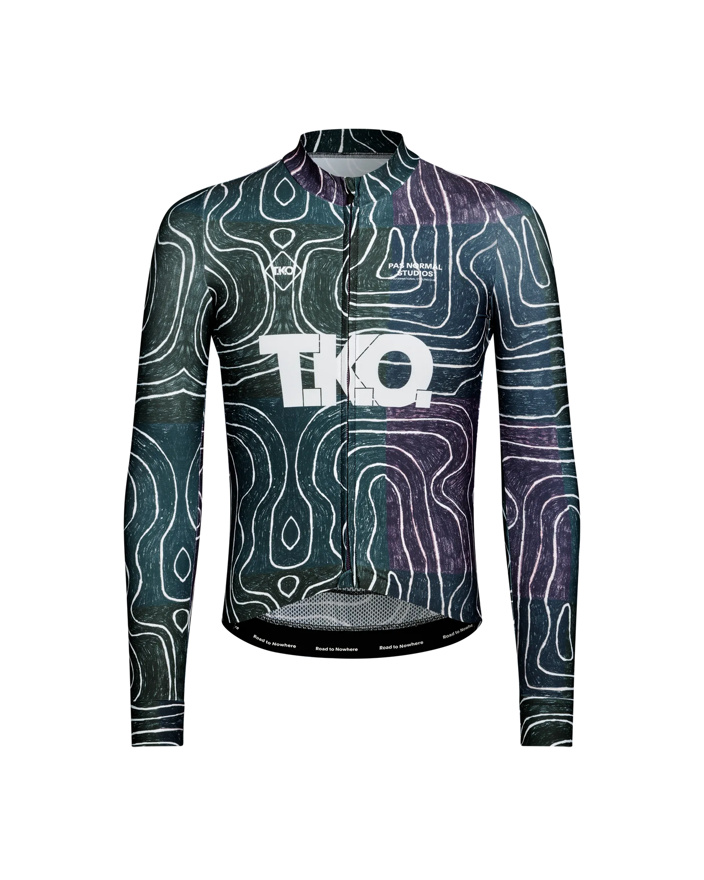 PAS NORMAL STUDIOS TKO Mechanism Long Sleeve Jersey - TKO Black Multi