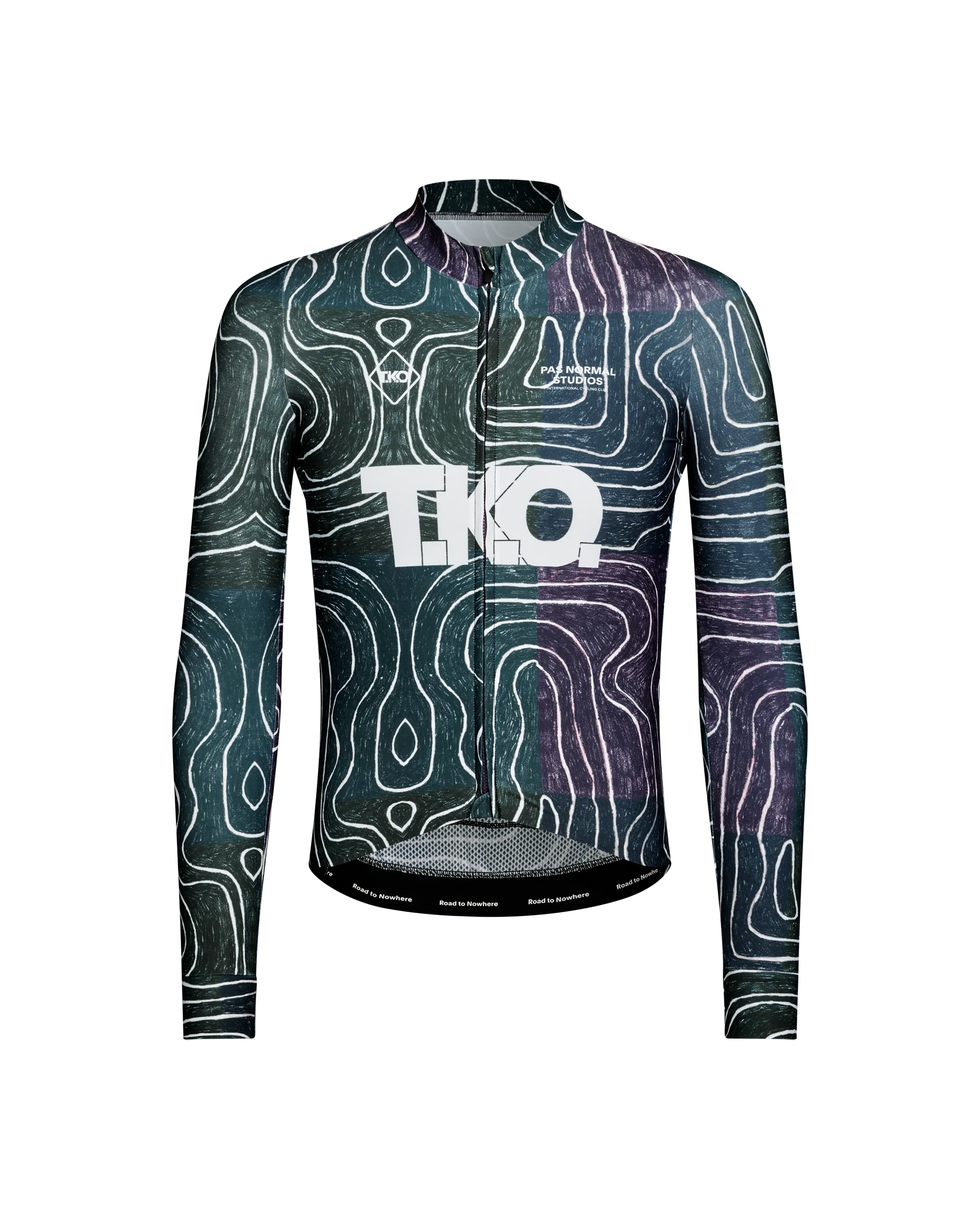 PAS NORMAL STUDIOS TKO Mechanism Long Sleeve Jersey - TKO Black Multi