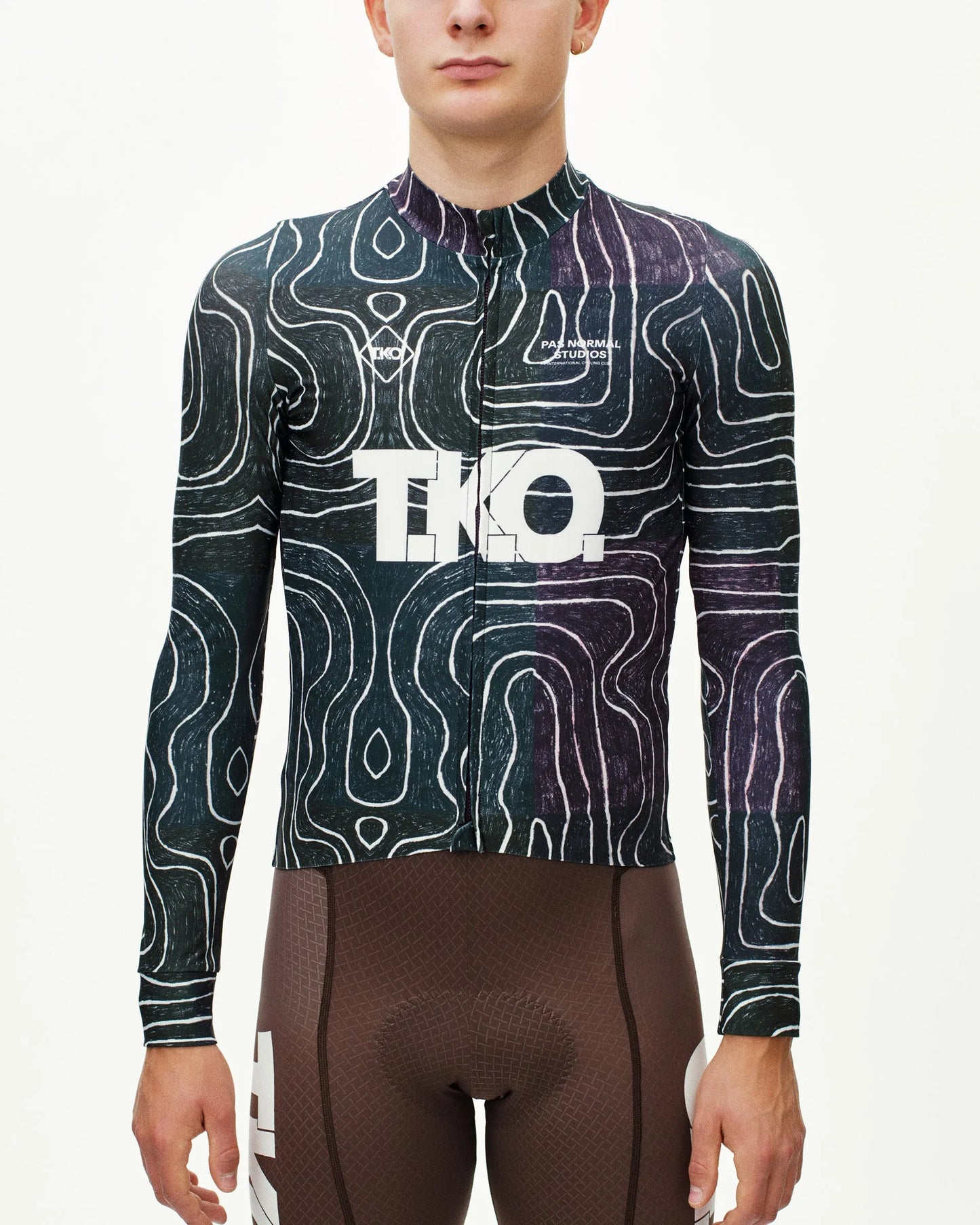PAS NORMAL STUDIOS TKO Mechanism Long Sleeve Jersey - TKO Black Multi