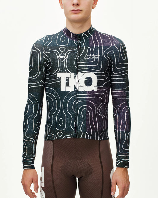 PAS NORMAL STUDIOS TKO Mechanism Long Sleeve Jersey - TKO Black Multi