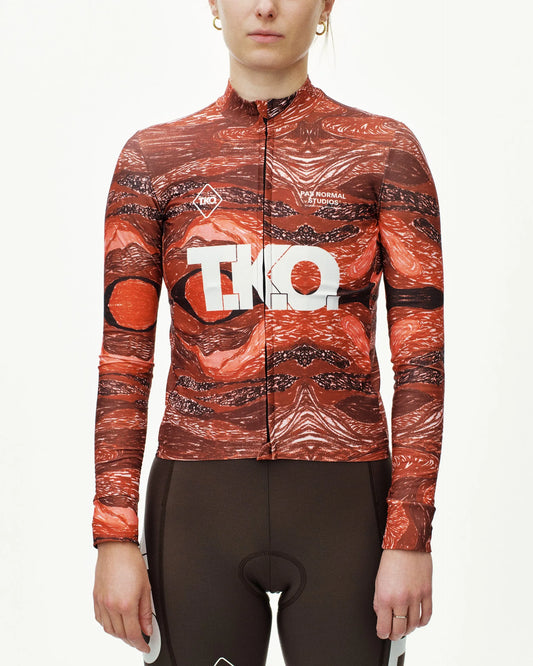 PAS NORMAL STUDIOS TKO Mechanism Women Long Sleeve Jersey - TKO Red