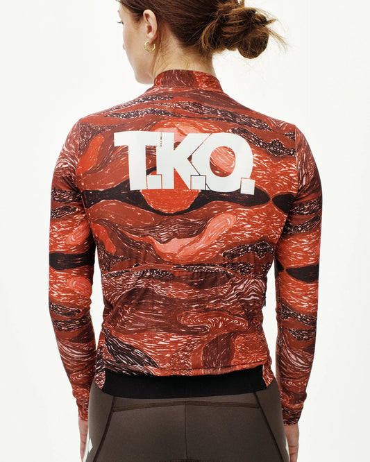 PAS NORMAL STUDIOS TKO Mechanism Women Long Sleeve Jersey - TKO Red