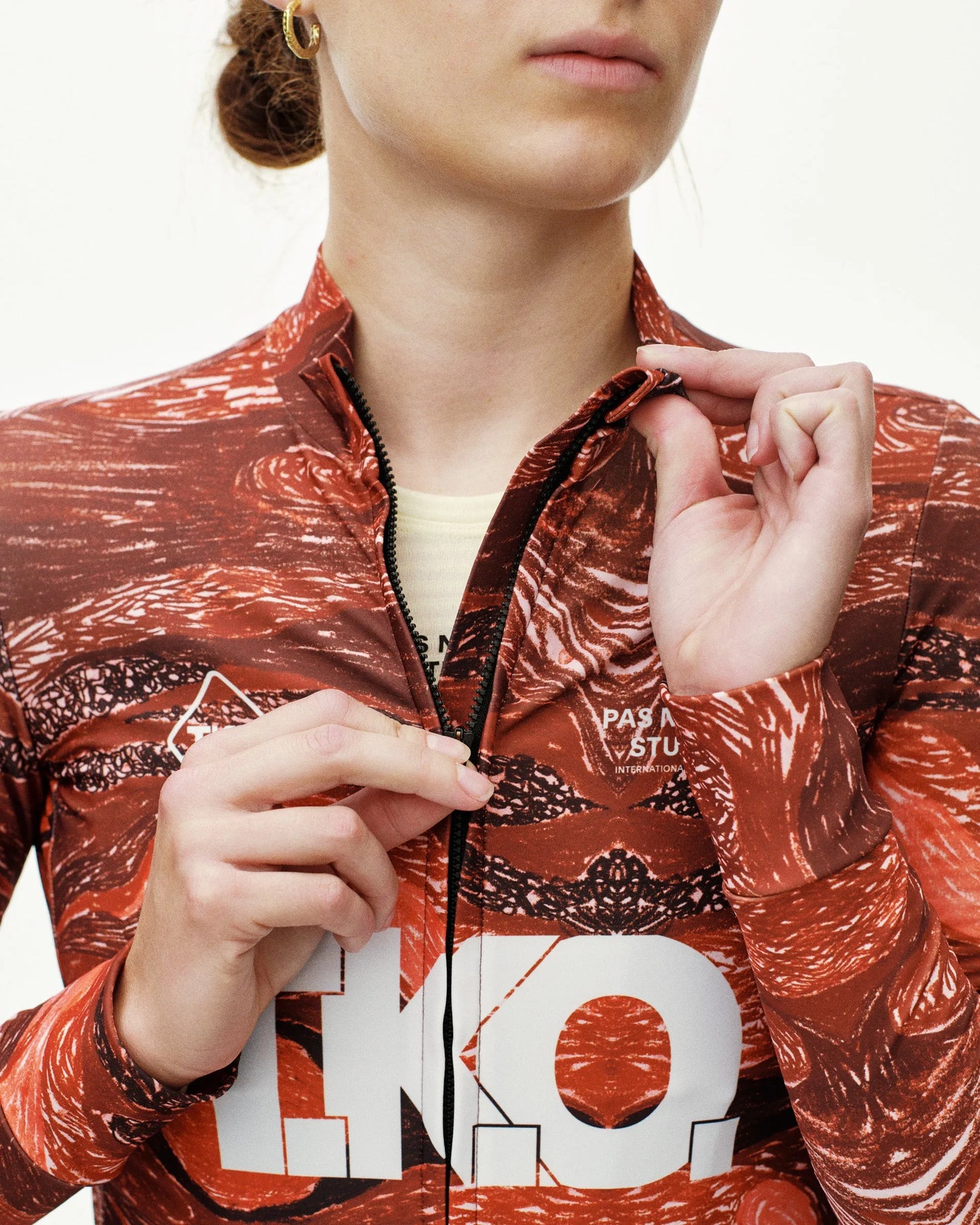 PAS NORMAL STUDIOS TKO Mechanism Women Long Sleeve Jersey - TKO Red