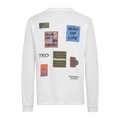 PAS NORMAL STUDIOS TKO Off Race Long Sleeve Tshirt AW24 - White