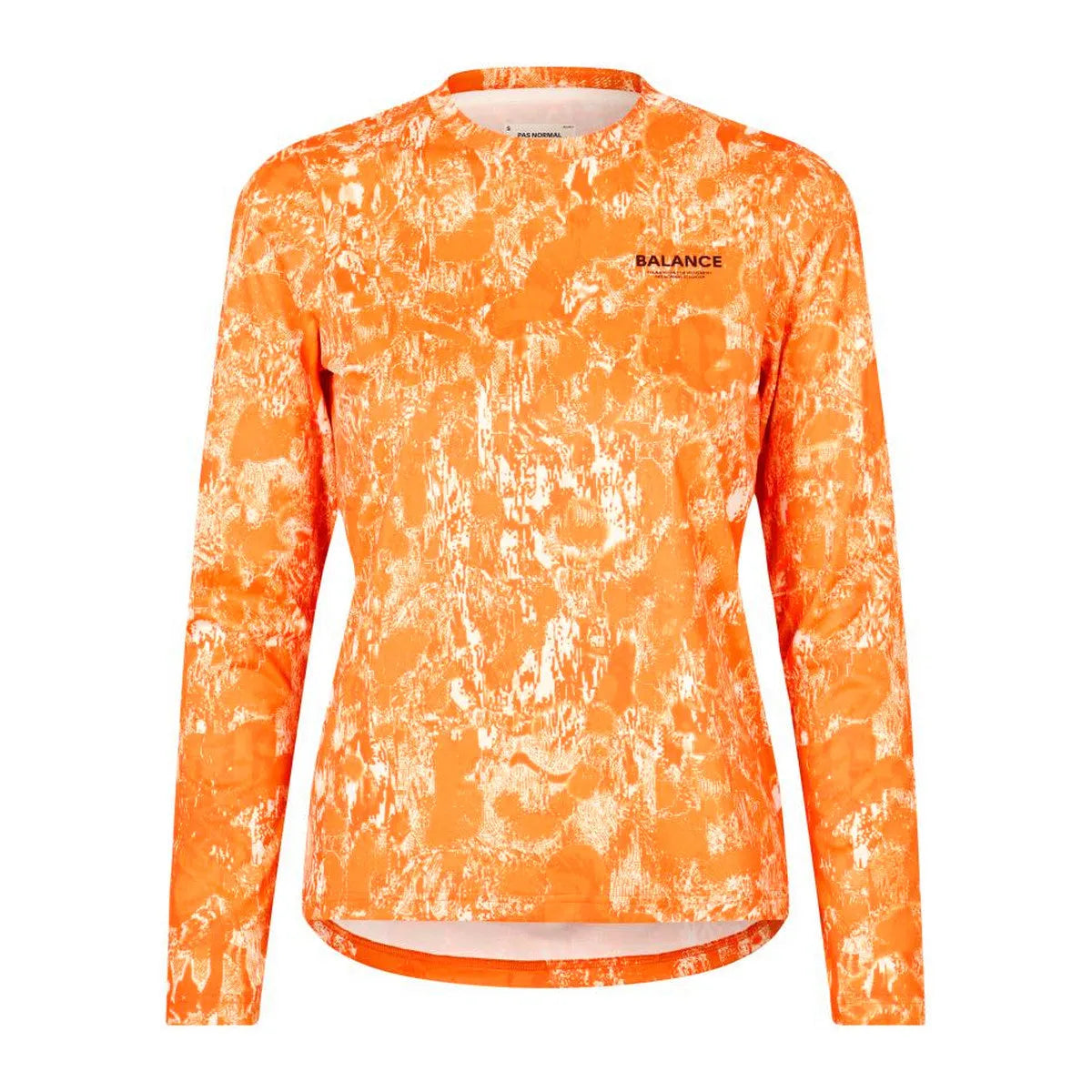 PAS NORMAL STUDIOS Women Balance Long Sleeve T-shirt - Orange AOP