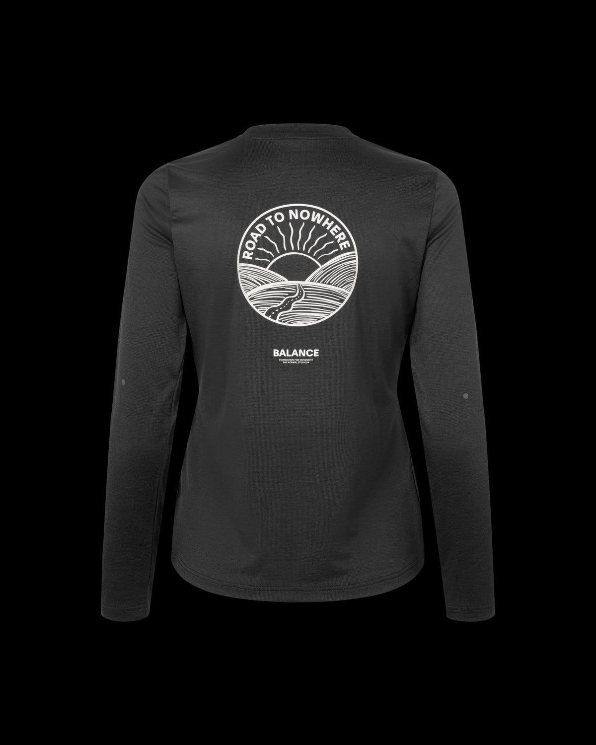 PAS NORMAL STUDIOS Women Balance Long Sleeve T-Shirt - Black