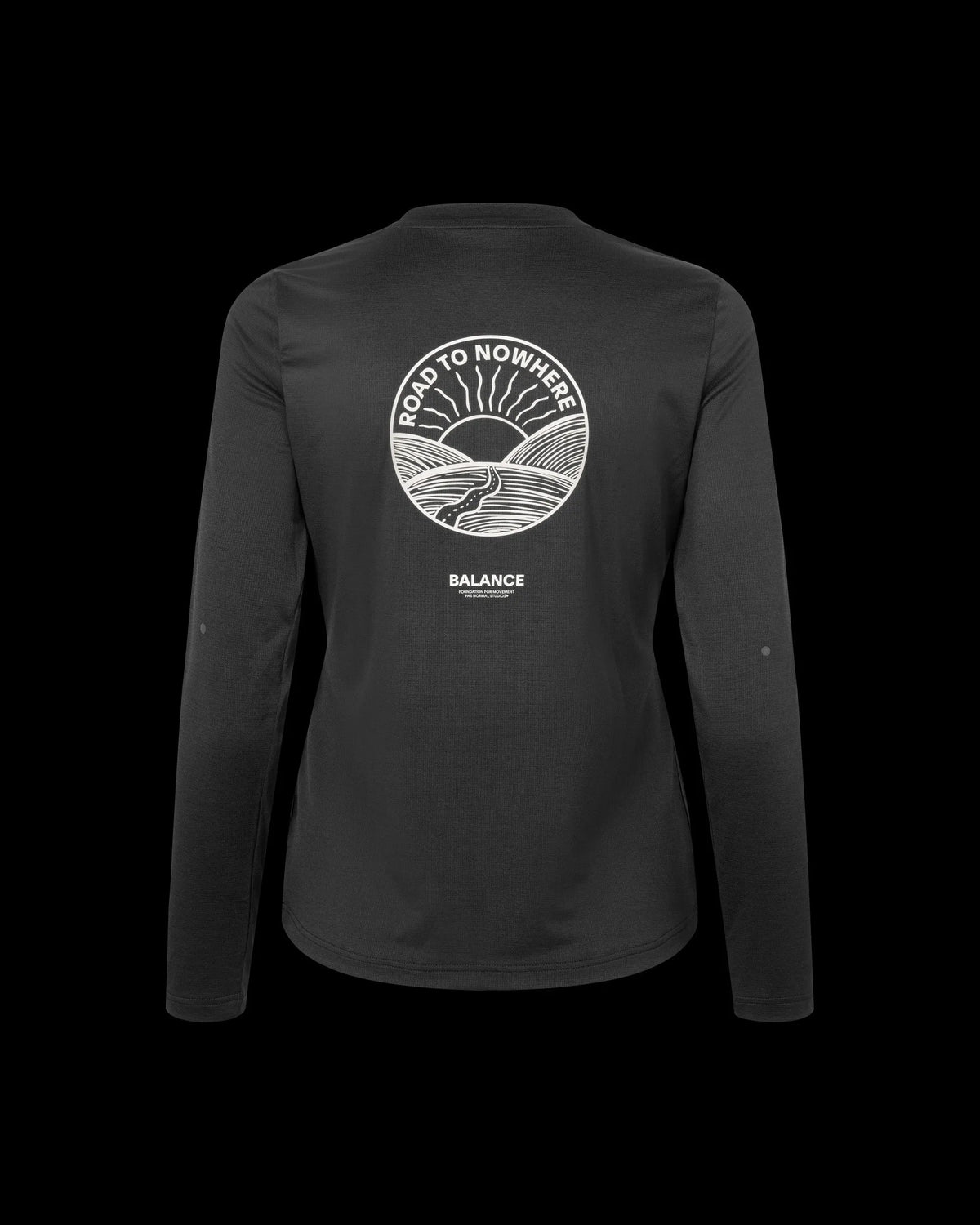 PAS NORMAL STUDIOS Women Balance Long Sleeve T-Shirt - Black