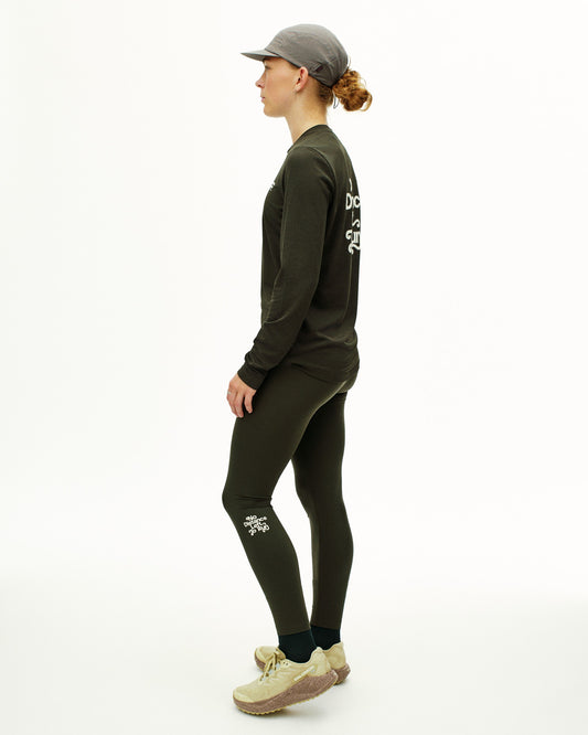PAS NORMAL STUDIOS Women Balance Long Sleeve T-shirt - Dark Olive