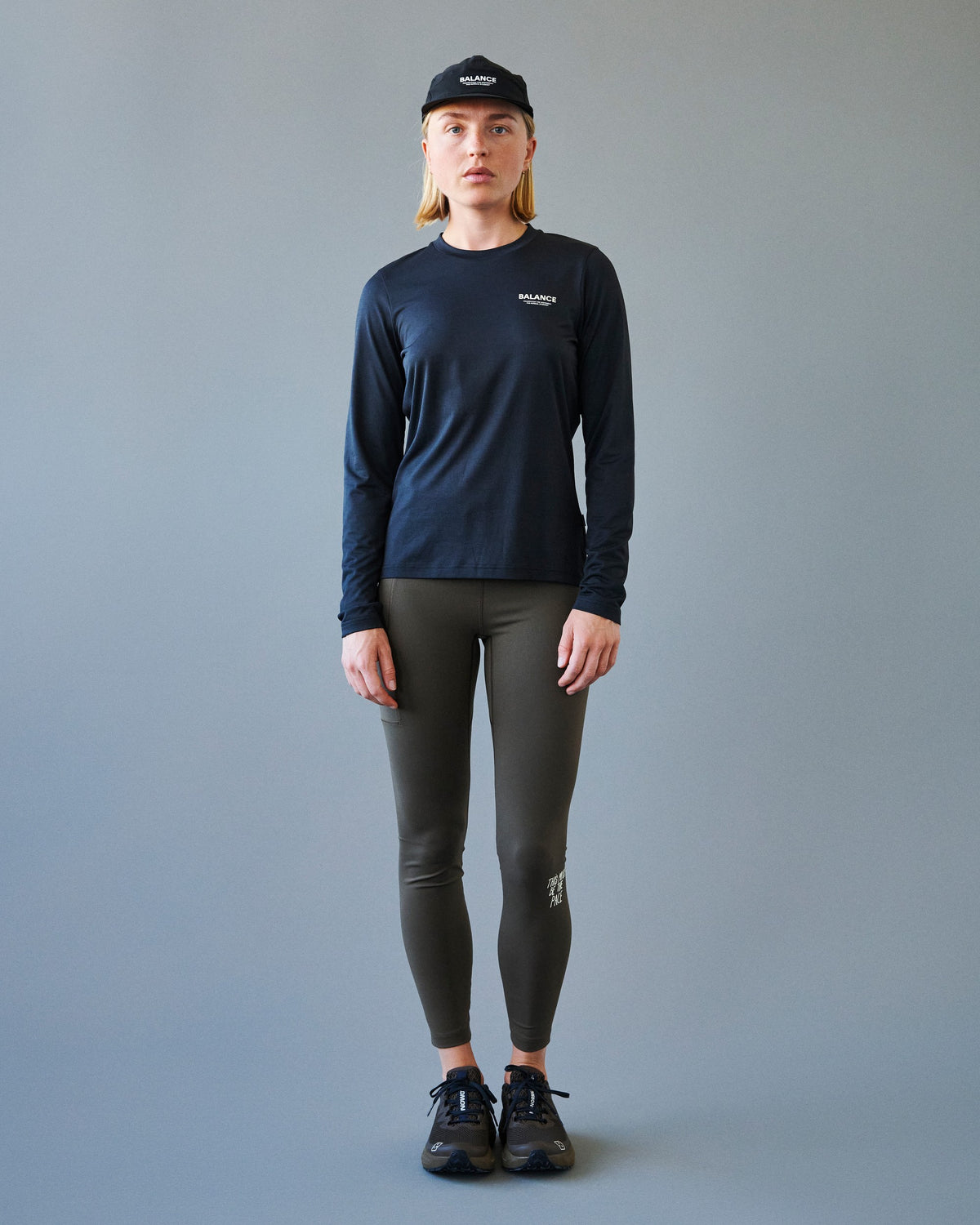 PAS NORMAL STUDIOS Women Balance Long Sleeve T-Shirt - Black