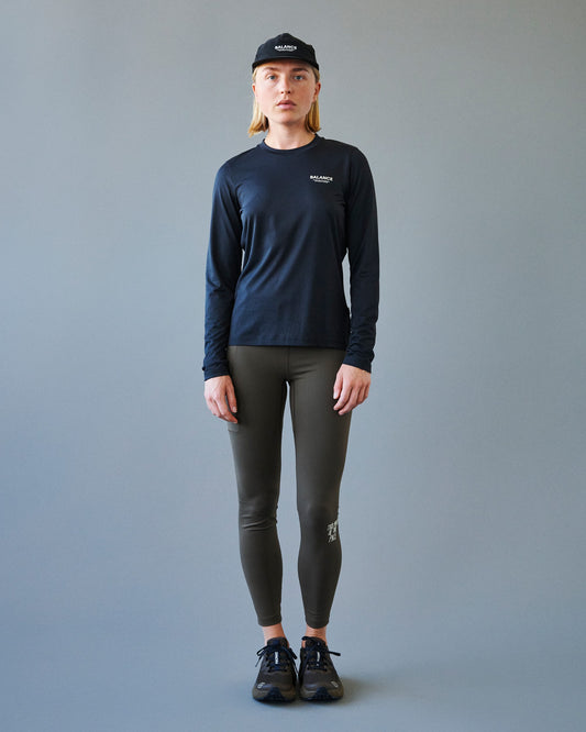 PAS NORMAL STUDIOS Women Balance Long Sleeve T-Shirt - Black