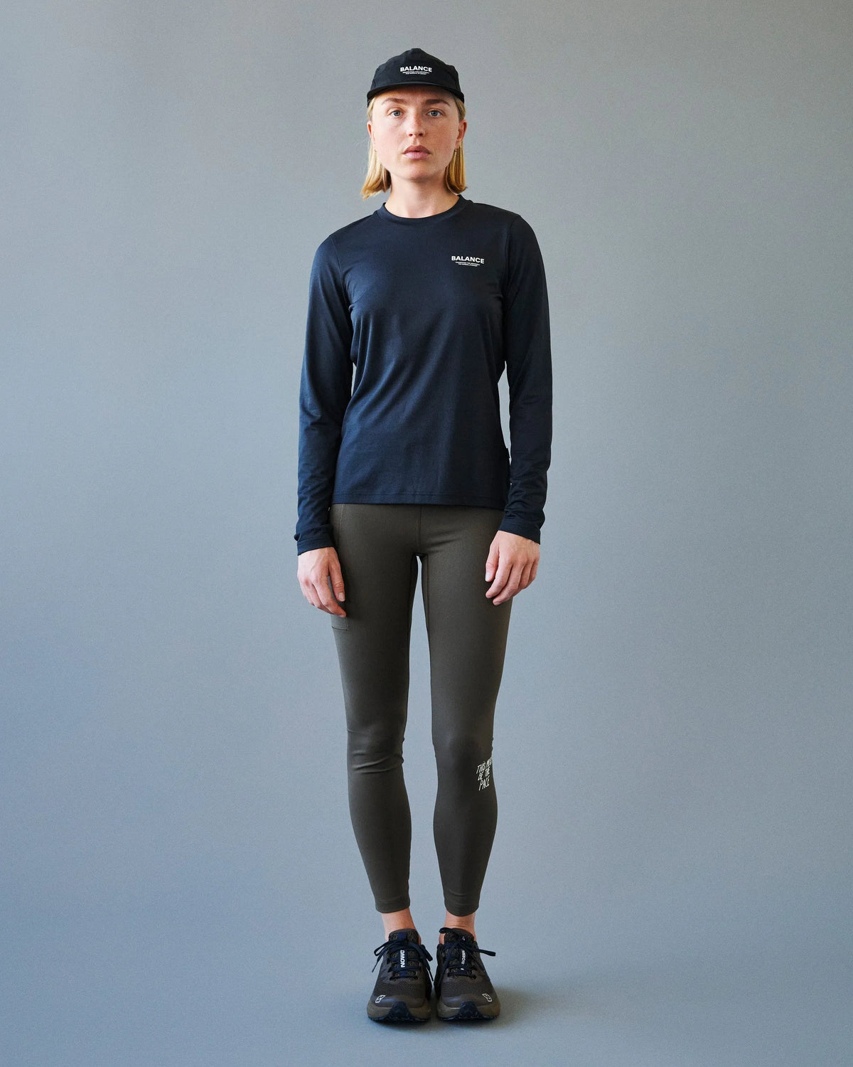 PAS NORMAL STUDIOS Women Balance Long Sleeve T-Shirt - Black