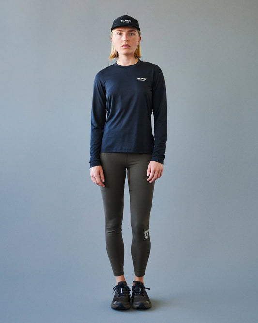 PAS NORMAL STUDIOS Women Balance Long Sleeve T-Shirt - Black