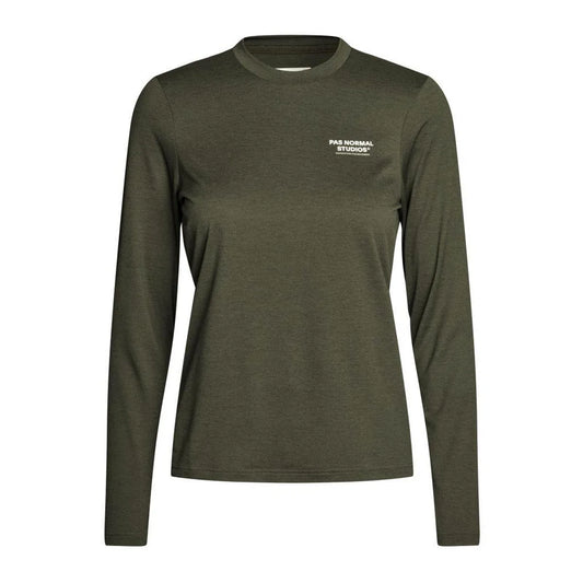 PAS NORMAL STUDIOS Women Balance Long Sleeve T-shirt - Dark Olive