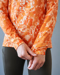PAS NORMAL STUDIOS Women Balance Long Sleeve T-shirt - Orange AOP
