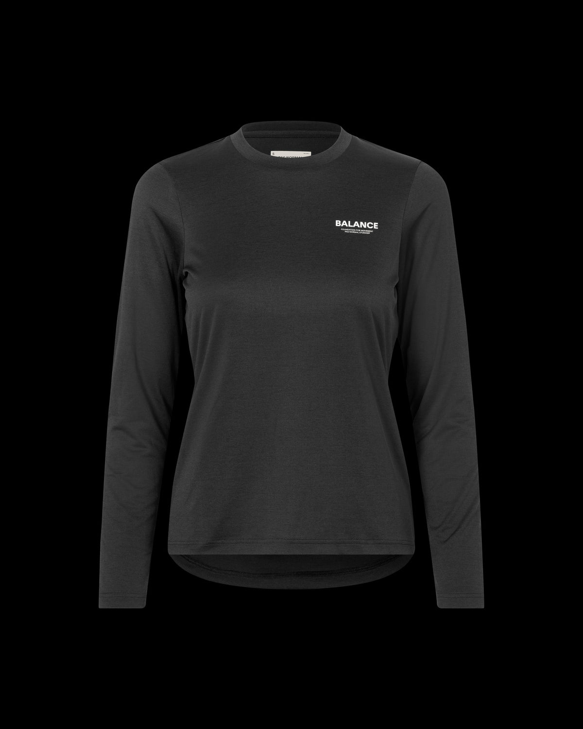 PAS NORMAL STUDIOS Women Balance Long Sleeve T-Shirt - Black