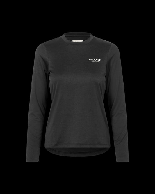 PAS NORMAL STUDIOS Women Balance Long Sleeve T-Shirt - Black