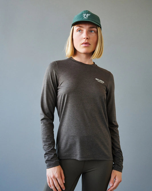 PAS NORMAL STUDIOS Women Balance Long Sleeve T-shirt - Dusty Brown