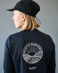 PAS NORMAL STUDIOS Women Balance Long Sleeve T-Shirt - Black
