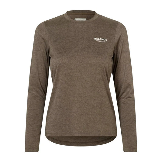 PAS NORMAL STUDIOS Women Balance Long Sleeve T-shirt - Dusty Brown