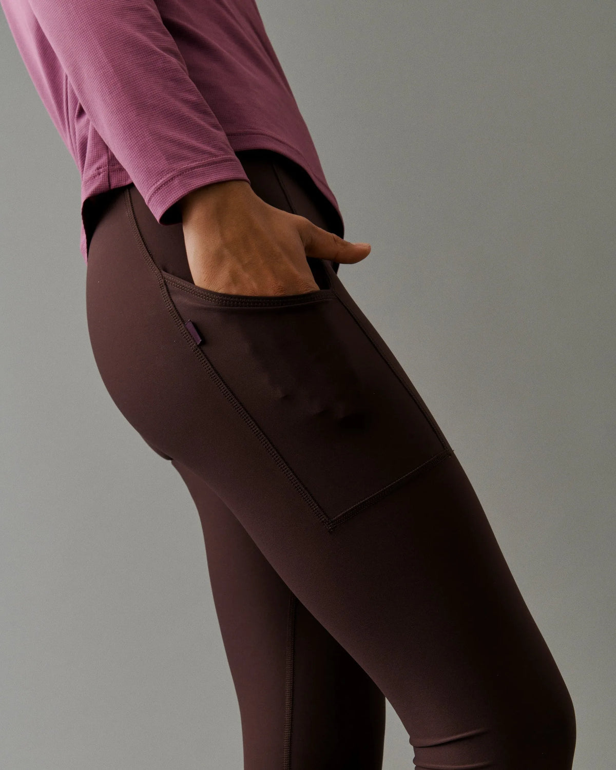 PAS NORMAL STUDIOS Women Balance Long Tights - Dark Red