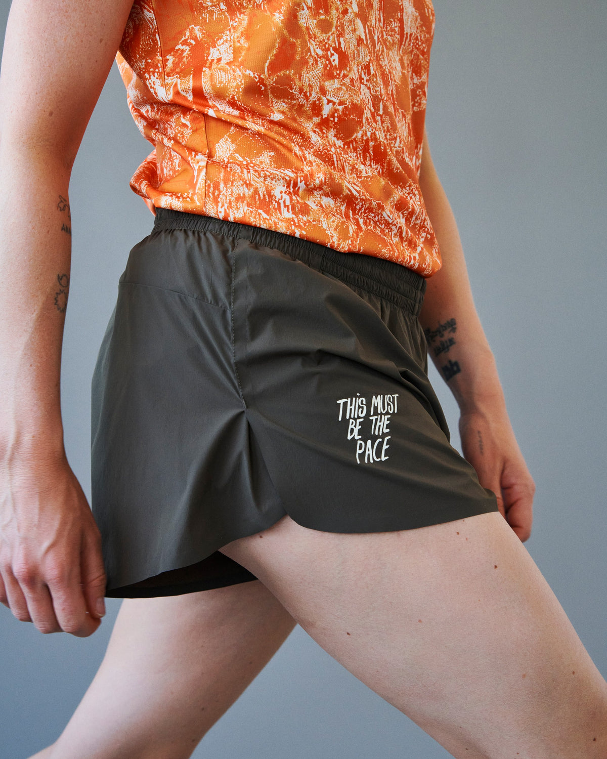 PAS NORMAL STUDIOS Women Balance Shorts - Dusty Brown
