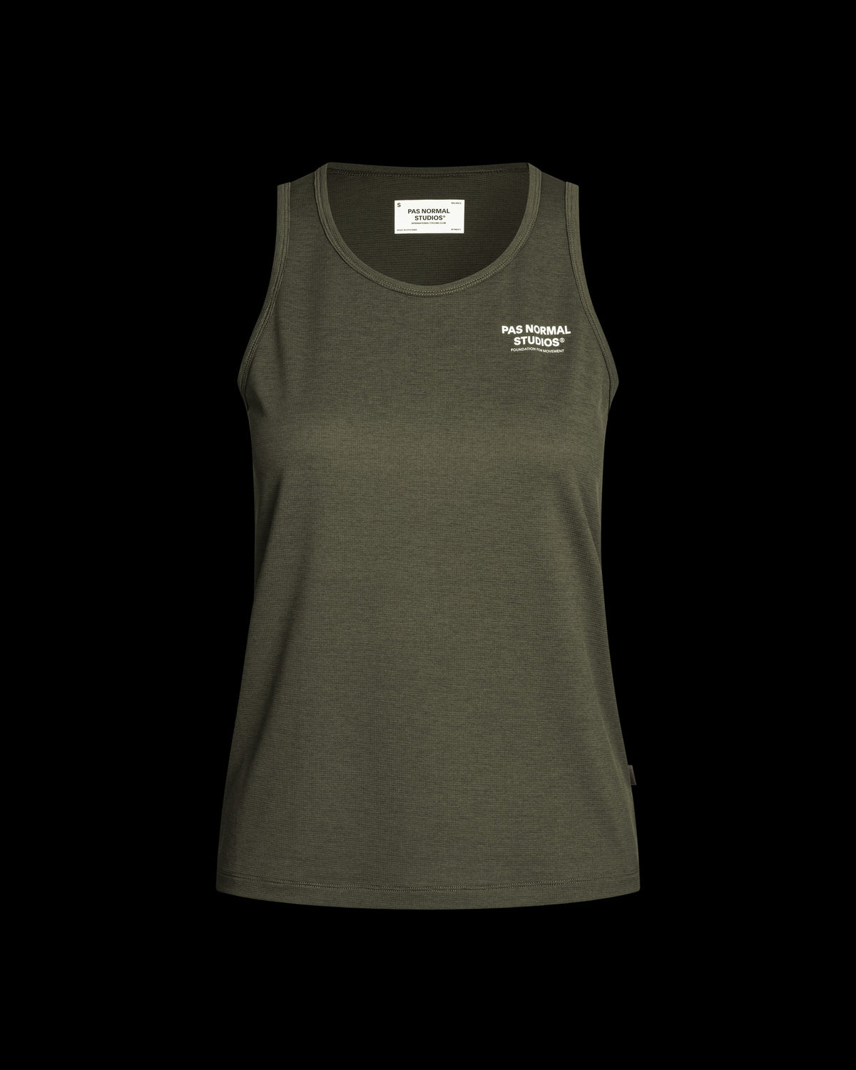 PAS NORMAL STUDIOS Women Balance Singlet - Dark Olive
