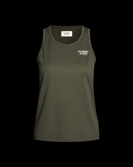 PAS NORMAL STUDIOS Women Balance Singlet - Dark Olive