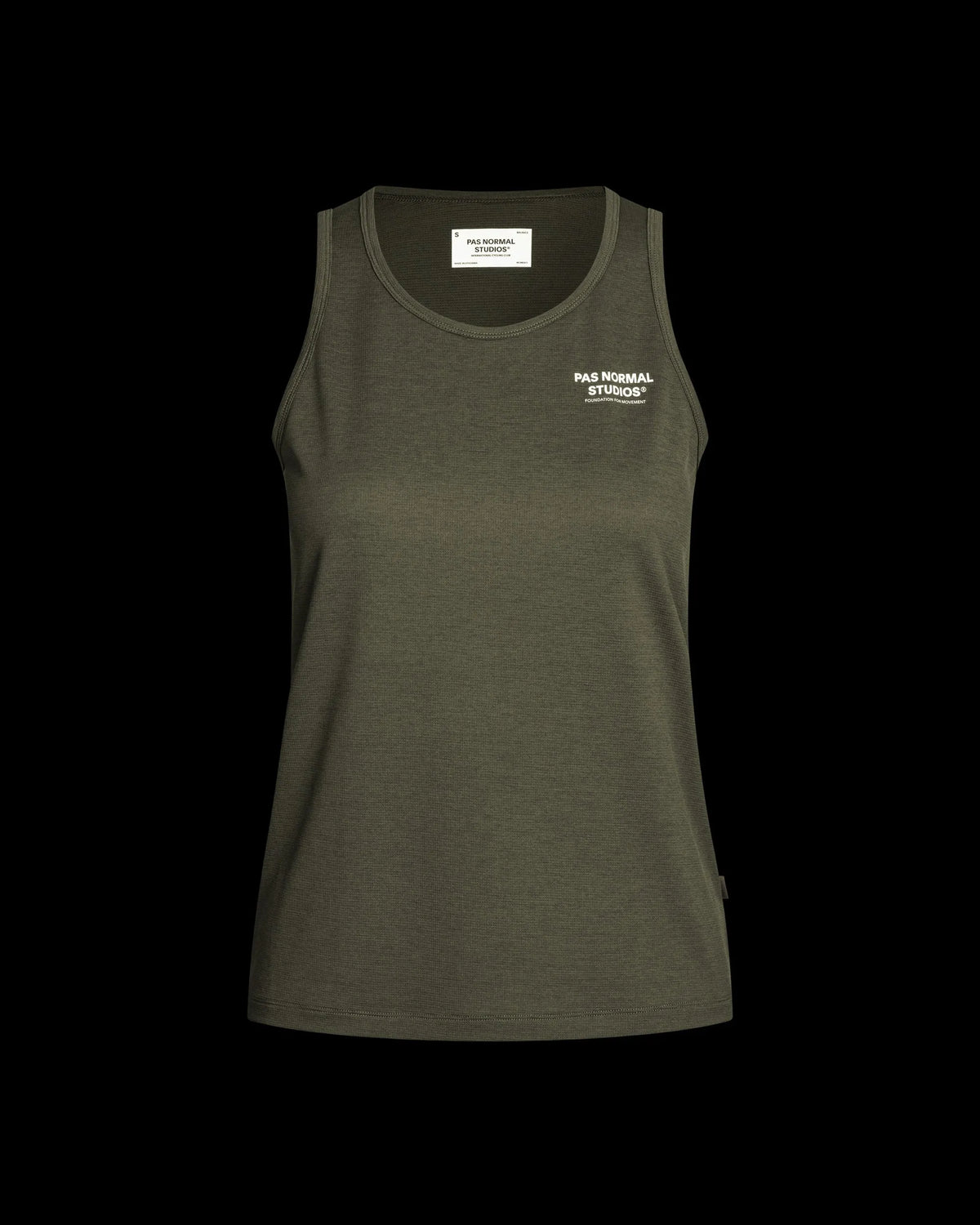 PAS NORMAL STUDIOS Women Balance Singlet - Dark Olive