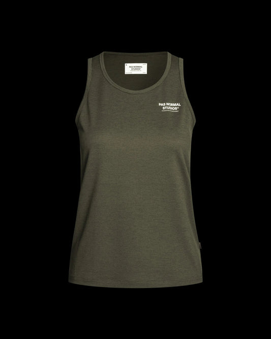 PAS NORMAL STUDIOS Women Balance Singlet - Dark Olive