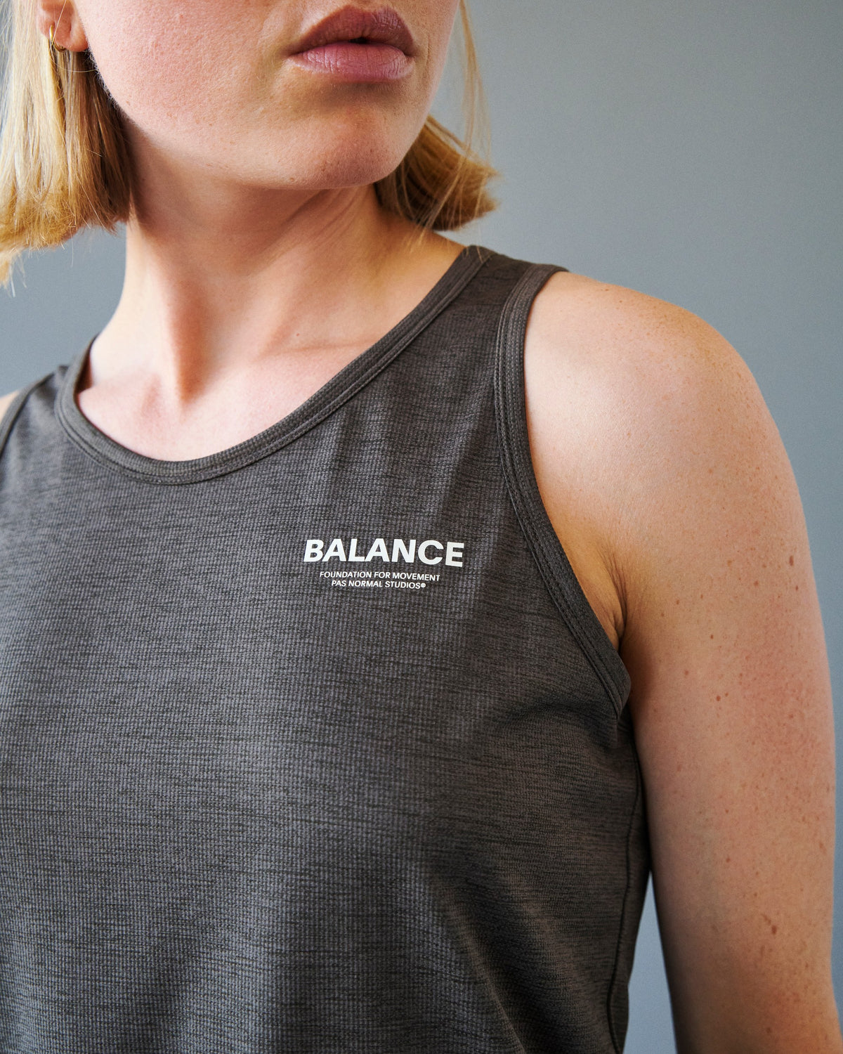 PAS NORMAL STUDIOS Women Balance Singlet - Dusty Brown