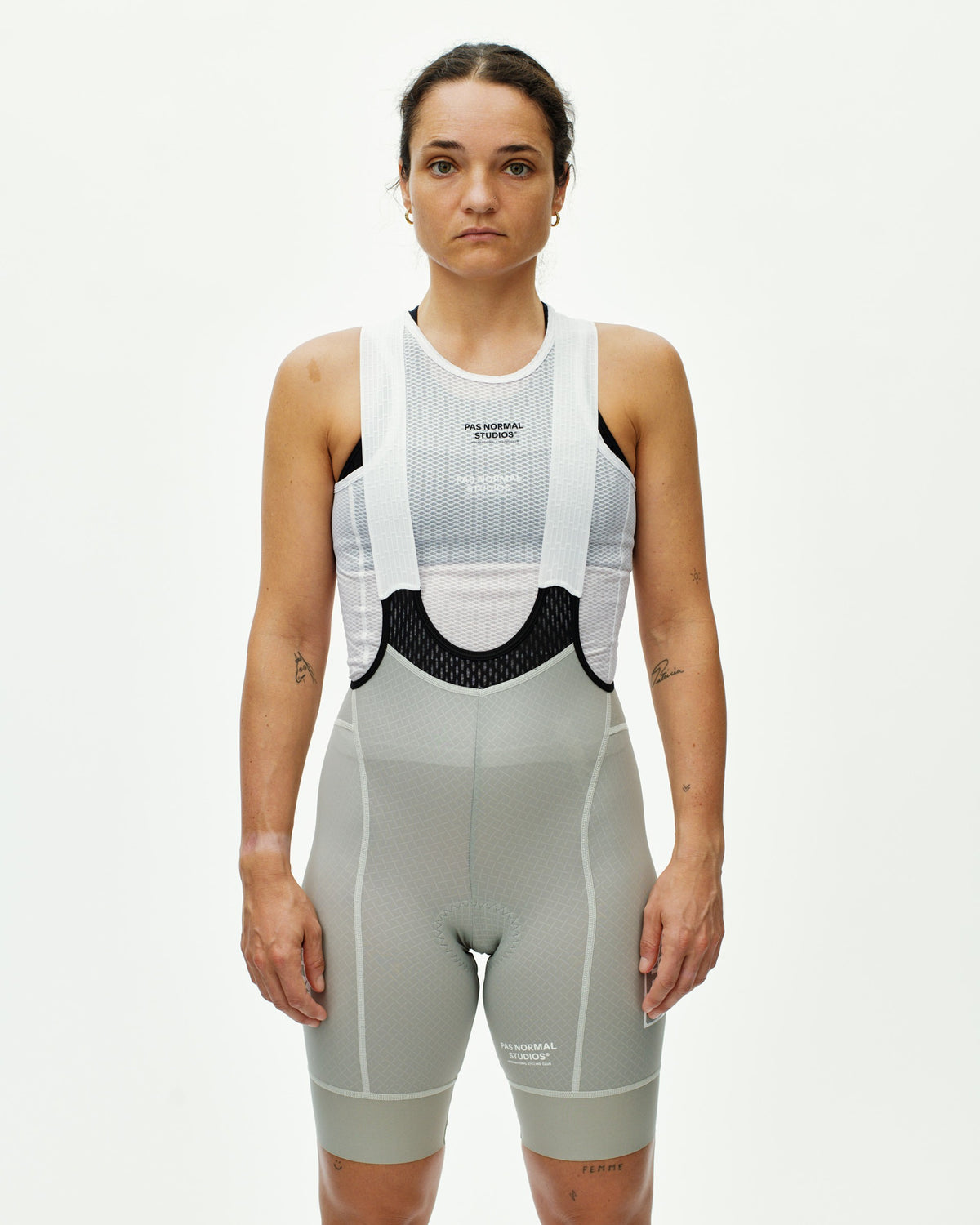 PAS NORMAL STUDIOS Women Breakfast Club Mechanism Bibs - Light Grey