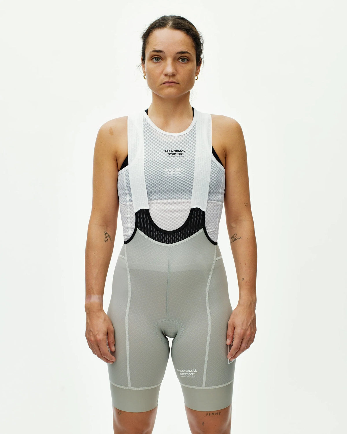 PAS NORMAL STUDIOS Women Breakfast Club Mechanism Bibs - Light Grey