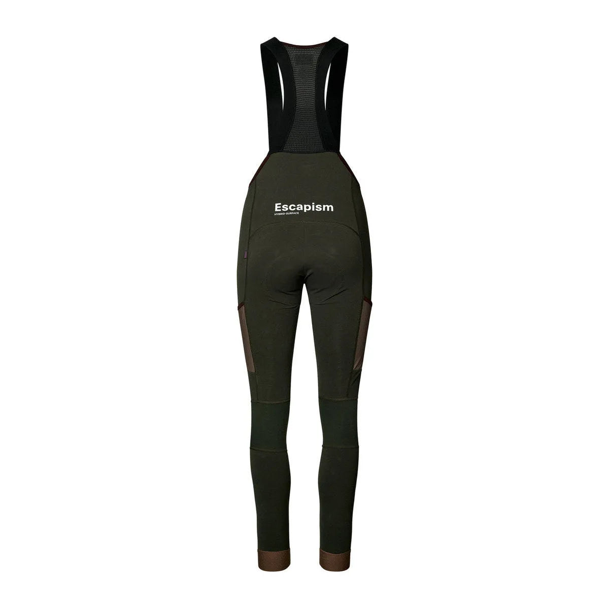 PAS NORMAL STUDIOS Women Escapism Long Cargo Bibs - Dark Olive