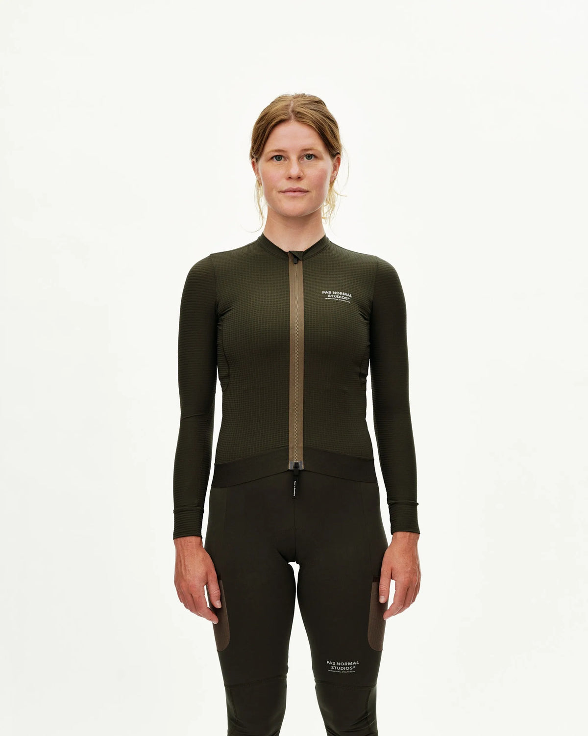 PAS NORMAL STUDIOS Women Escapism Long Sleeve Jersey - Dark Olive