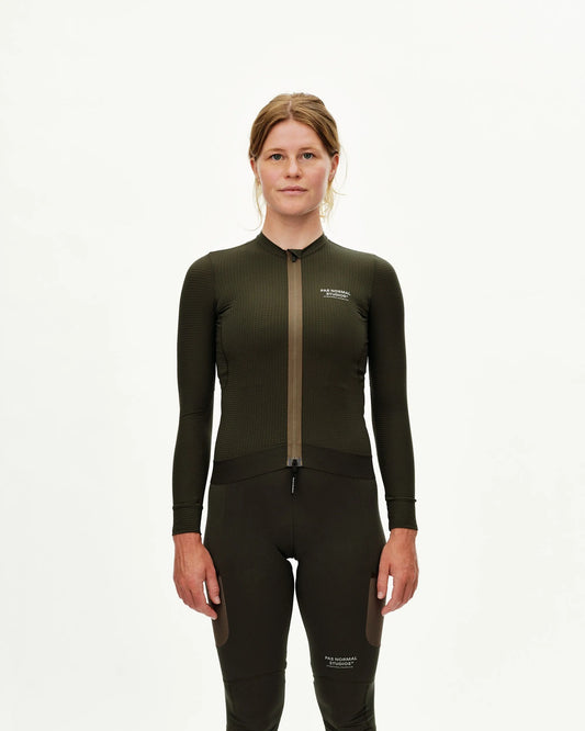 PAS NORMAL STUDIOS Women Escapism Long Sleeve Jersey - Dark Olive