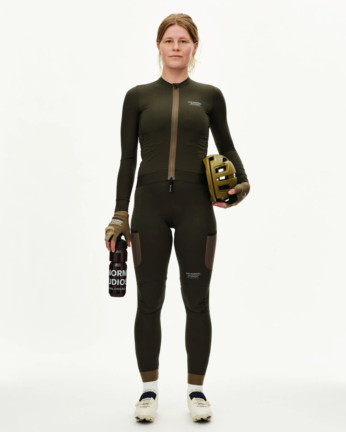 PAS NORMAL STUDIOS Women Escapism Long Sleeve Jersey - Dark Olive