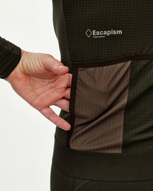 PAS NORMAL STUDIOS Women Escapism Long Sleeve Jersey - Dark Olive