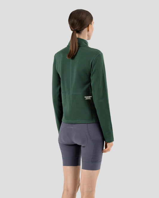 PAS NORMAL STUDIOS Women Escapism Performance Fleece Zip - Petroleum