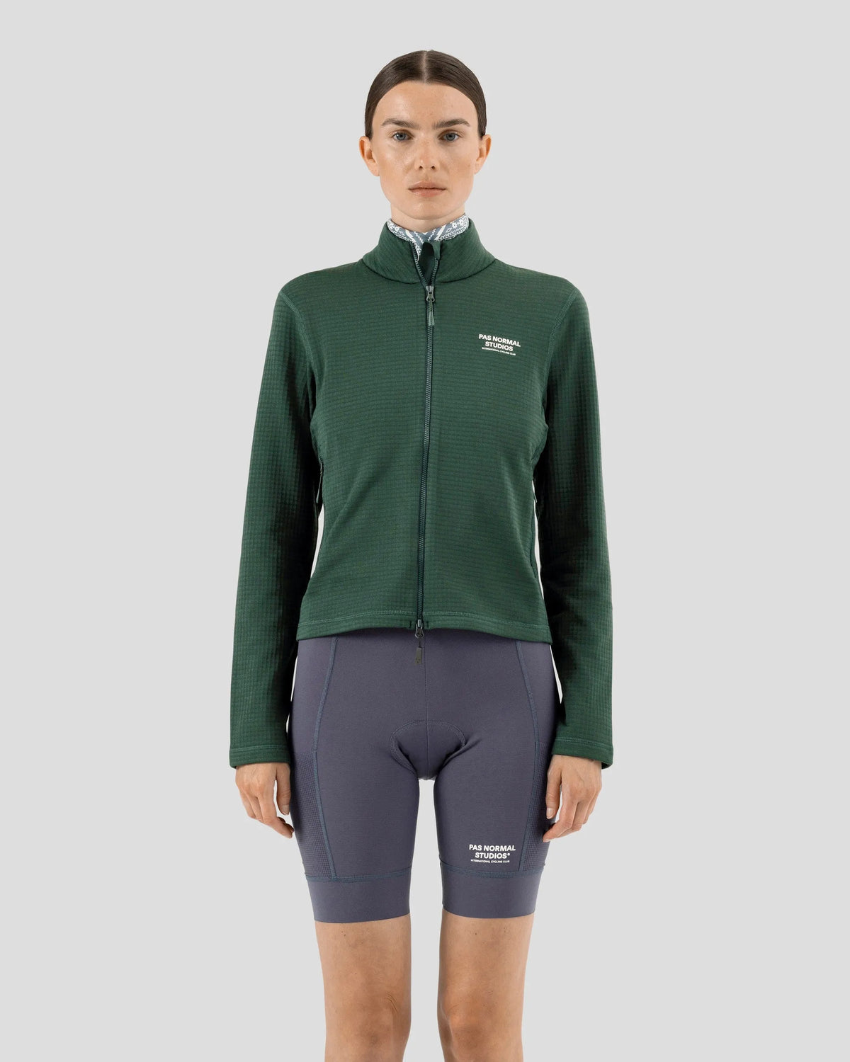 PAS NORMAL STUDIOS Women Escapism Performance Fleece Zip - Petroleum