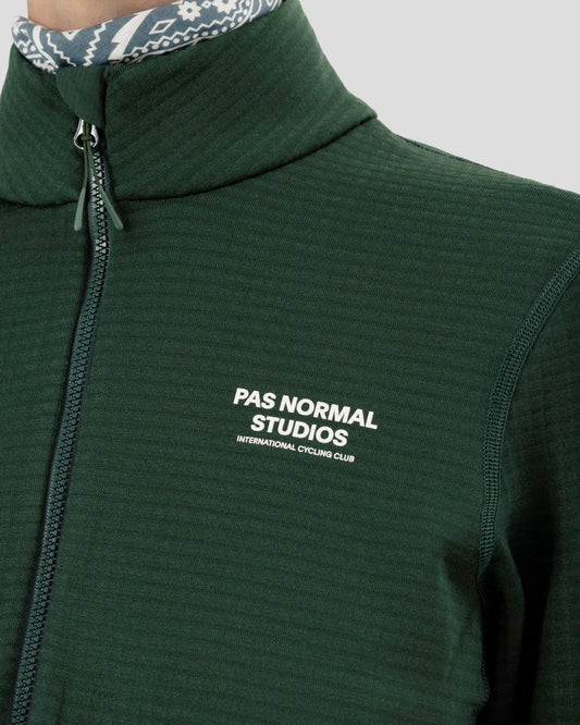 PAS NORMAL STUDIOS Women Escapism Performance Fleece Zip - Petroleum