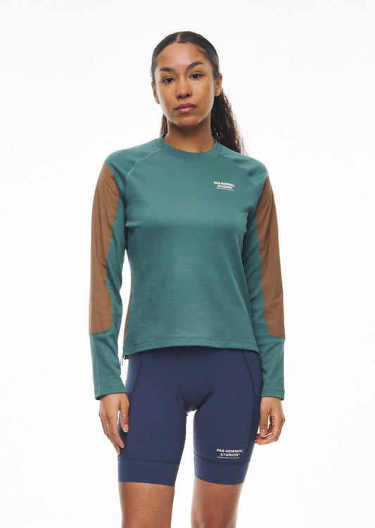 PAS NORMAL STUDIOS Women Escapism Technical LS T-Shirt - Dusty Teal